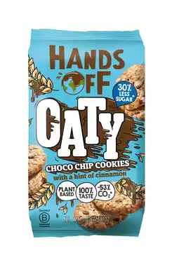 PLUS Hands off Oaty chocolate cookies aanbieding