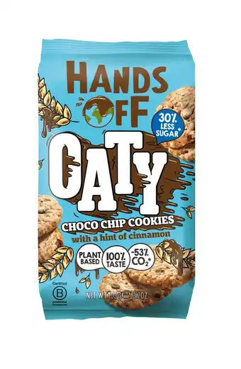 PLUS Hands off Oaty chocolate cookies aanbieding