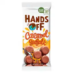 PLUS Hands off Vegan caramel seasalt aanbieding