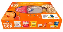 PLUS Jimmy's Oranje box popcorn, nachos & dips aanbieding