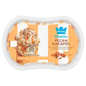 PLUS Hertog IJssalon mini pecan karamel aanbieding