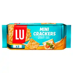 PLUS Lu Mini Crackers Zout aanbieding