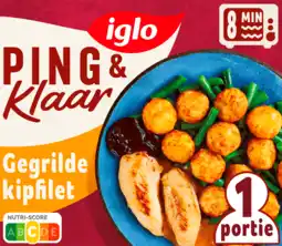 PLUS Iglo Ping & Klaar Gegrilde kipfilet aanbieding