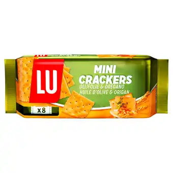 PLUS Lu Mini crackers olijf & oregano aanbieding