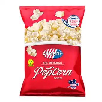 PLUS Jimmy's Popcorn original sweet aanbieding