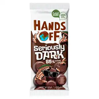 PLUS Hands off Vegan Seriously Dark 85% aanbieding