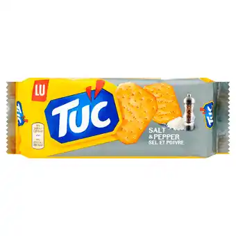 PLUS Lu Crackers Zout & Peper aanbieding