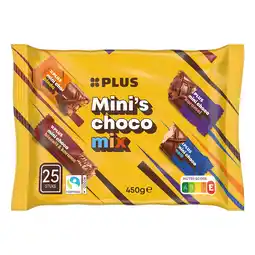 PLUS PLUS Chocolade Mini choco mix Fairtrade aanbieding