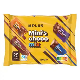 PLUS PLUS Chocolade Mini choco mix Fairtrade aanbieding