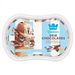 PLUS Hertog IJssalon mini drie chocolades aanbieding