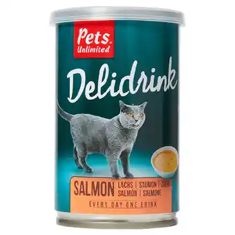 PLUS Pets Unlimited Delidrink zalm aanbieding