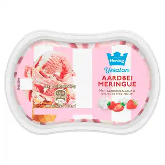 PLUS Hertog Aardbeien merengue ijs aanbieding
