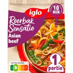 PLUS Iglo Roerbak Sensatie Asian Beef aanbieding