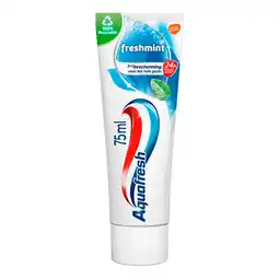 PLUS Aquafresh Tandpasta freshmint 3 maal bescherming aanbieding
