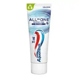PLUS Aquafresh All-In-One Pure Breath aanbieding