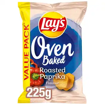 PLUS Lays Oven Baked Roasted Paprika Value Pack aanbieding
