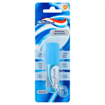 PLUS Aquafresh Mondspray aanbieding