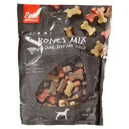 PLUS Pets Unlimited Bones Mix Lam Rund Kip aanbieding