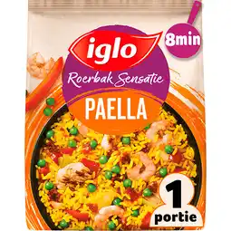 PLUS Iglo Roerbaksensatie Paella aanbieding