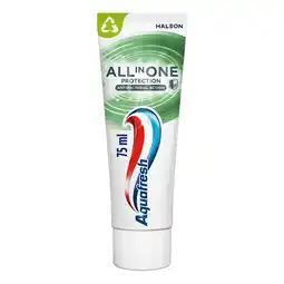 PLUS Aquafresh All-In-One Antibacterial Action aanbieding