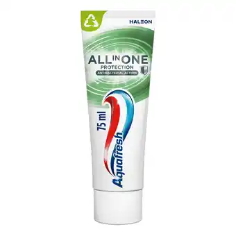PLUS Aquafresh All-In-One Antibacterial Action aanbieding