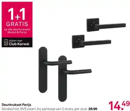 Karwei Deurkrukset Parijs aanbieding