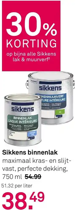 Karwei Sikkens binnenlak aanbieding