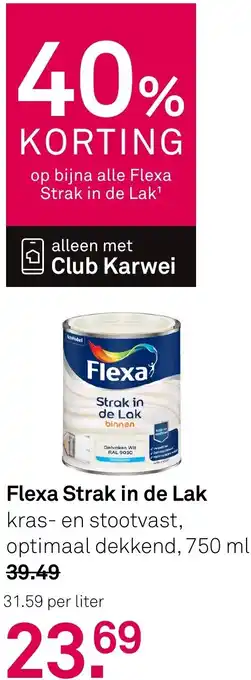 Karwei Flexa Strak in de Lak aanbieding