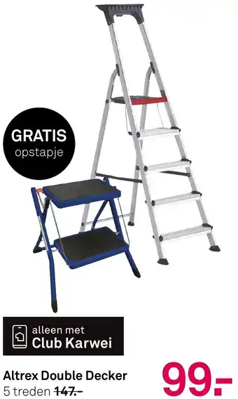 Karwei Altrex Double Decker aanbieding