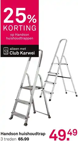 Karwei Handson huishoudtrap aanbieding