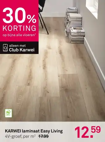 Karwei KARWEI laminaat Easy Living aanbieding