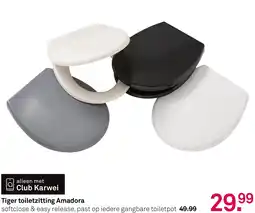 Karwei Tiger toiletzitting Amadora aanbieding