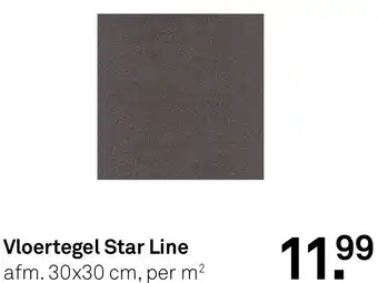 Karwei Vloertegel Star Line aanbieding