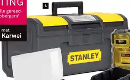 Karwei Stanley gereedschapskoffer 16 aanbieding