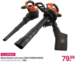 Karwei Black+Decker tuinruimer 3000 W BEBLV300SB aanbieding