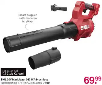 Karwei SKIL 20V bladblazer 0331CA brushless aanbieding