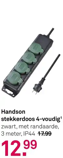 Karwei Handson stekkerdoos 4-voudig¹ aanbieding