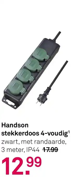 Karwei Handson stekkerdoos 4-voudig¹ aanbieding