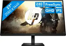 Amazon HP OMEN by 27qs 68,6 cm (27 inch) 2560 x 1440 pixels Quad HD zwart aanbieding
