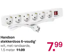 Karwei Handson stekkerdoos 6-voudig¹ aanbieding