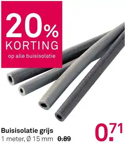 Karwei Buisisolatie grijs aanbieding
