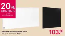 Karwei Sanivesk infraroodpaneel Porto aanbieding