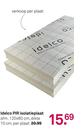 Karwei Idelco PIR isolatieplaat aanbieding
