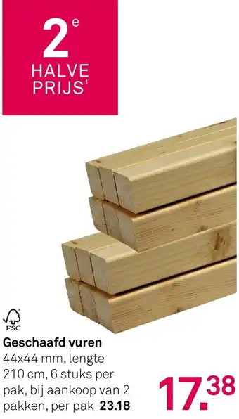 Karwei Geschaafd vuren aanbieding