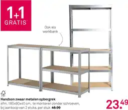 Karwei Handson zwaar metalen opbergrek aanbieding