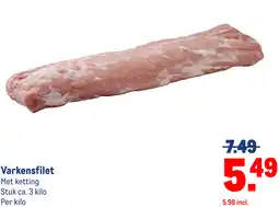 Makro Varkensfilet aanbieding