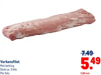 Makro Varkensfilet aanbieding