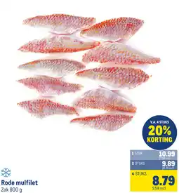 Makro Rode mulfilet aanbieding