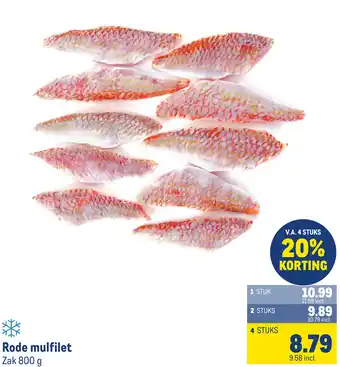 Makro Rode mulfilet aanbieding