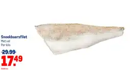 Makro Snoekbaarsfilet aanbieding